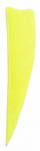 Перо натуральное 3" (жёлтое)